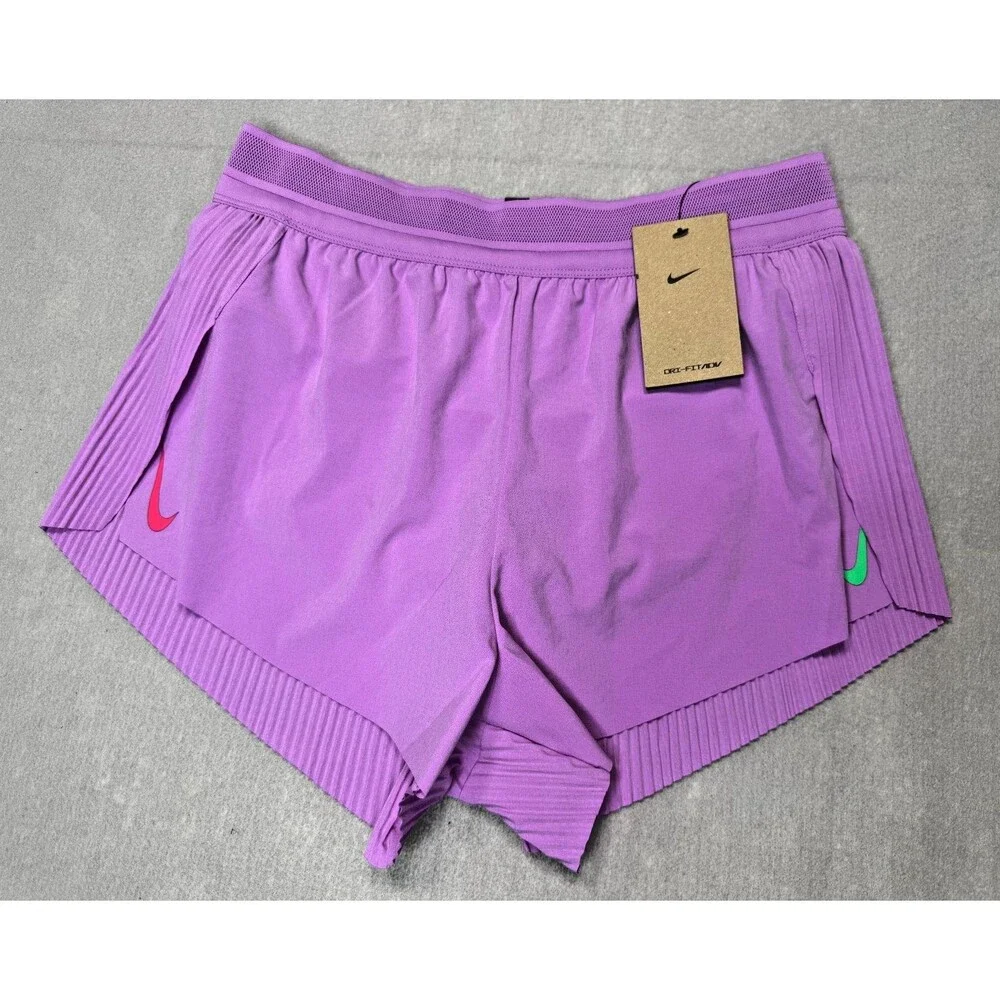 Nike Dri-FIT ADV Purple Running Shorts FN2328-532 Women’s Size Medium